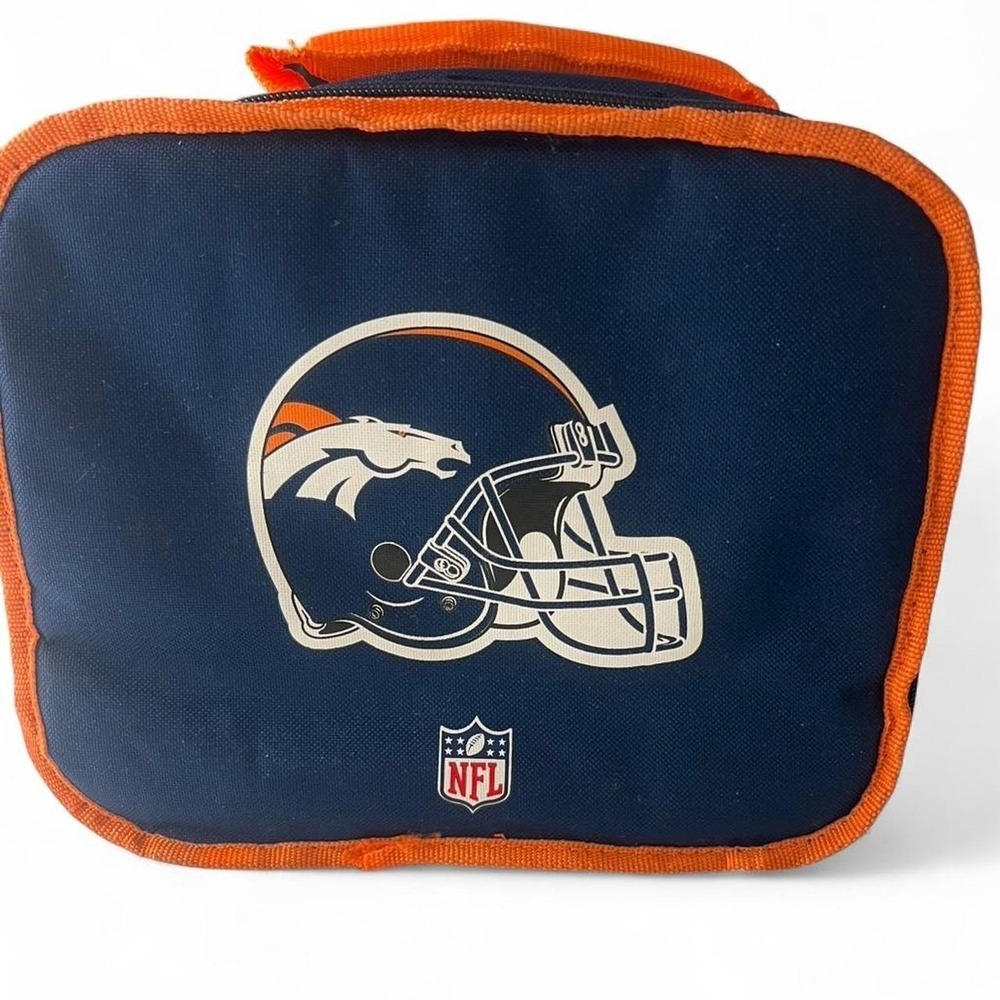 Broncos football lunchbox cooler